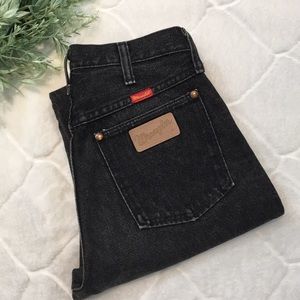 Vintage Black High Waisted Wranglers Denim Jeans